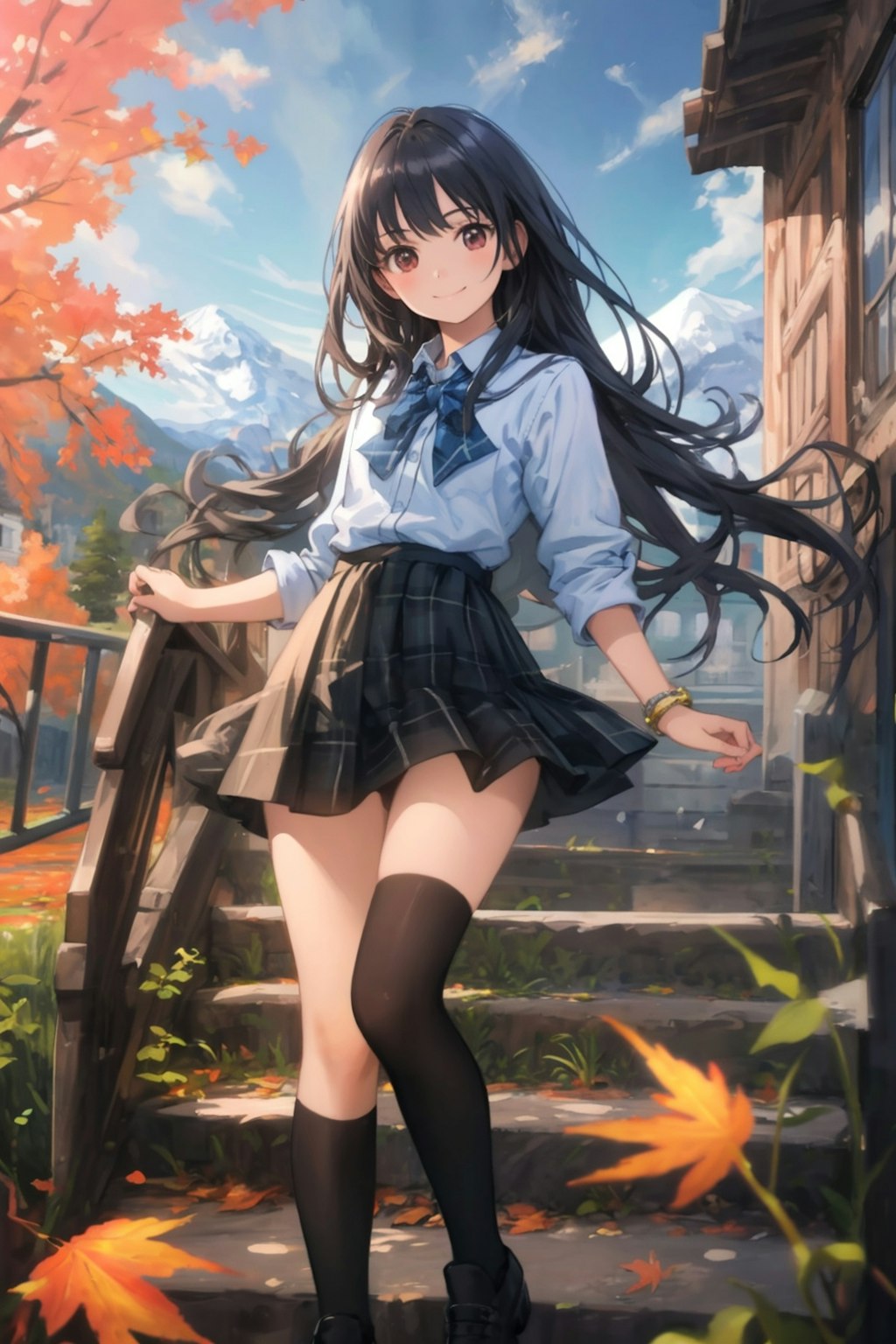 秋の制服