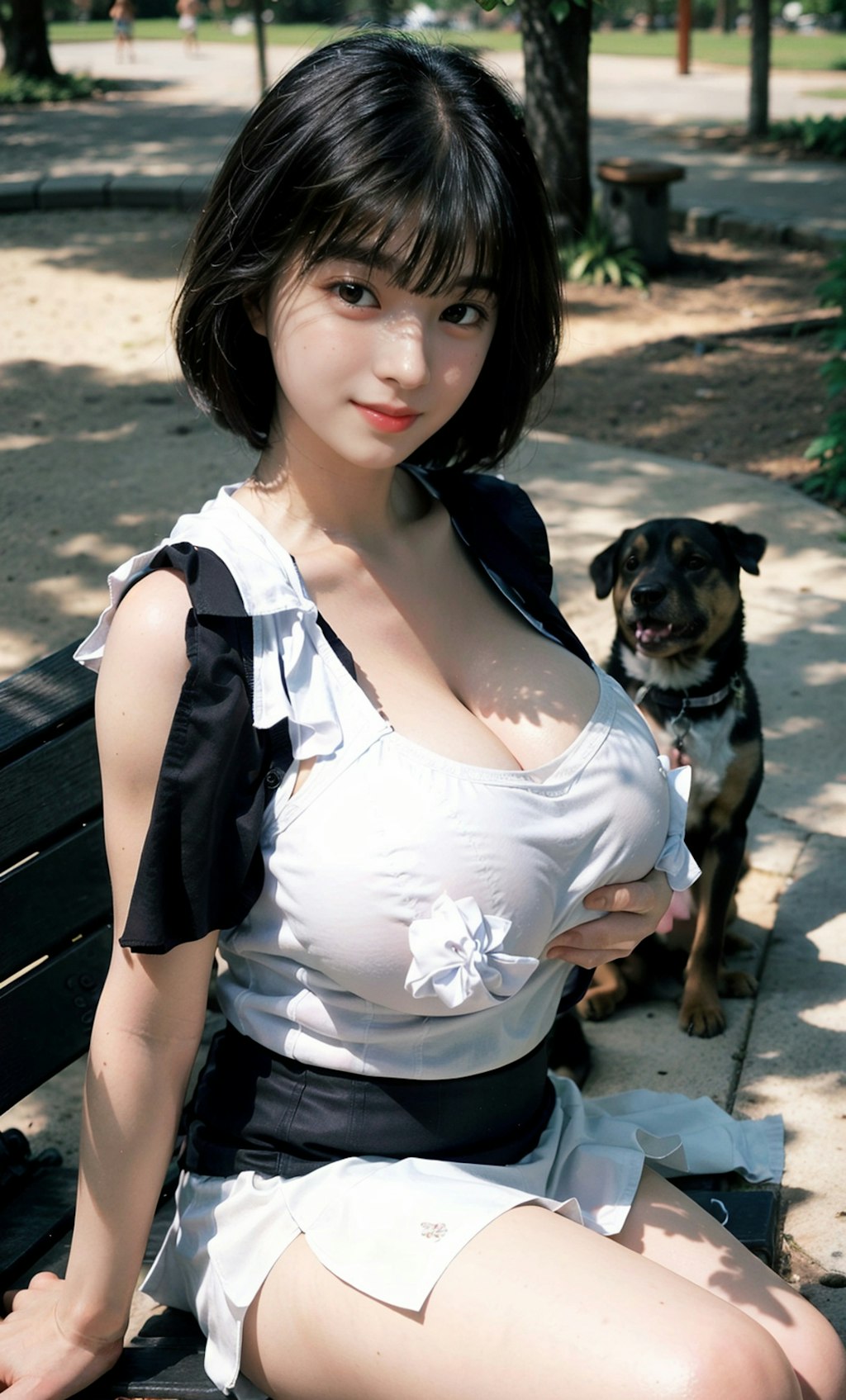 犬と巨乳～5