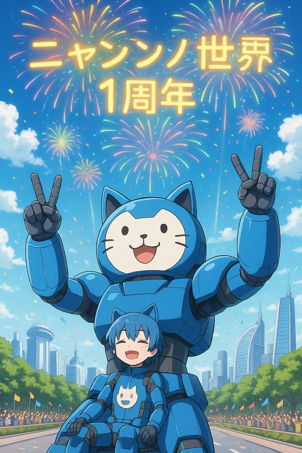 小説『ニャンノ世界一周年by朝凪梨李』【ニャンノ世界】