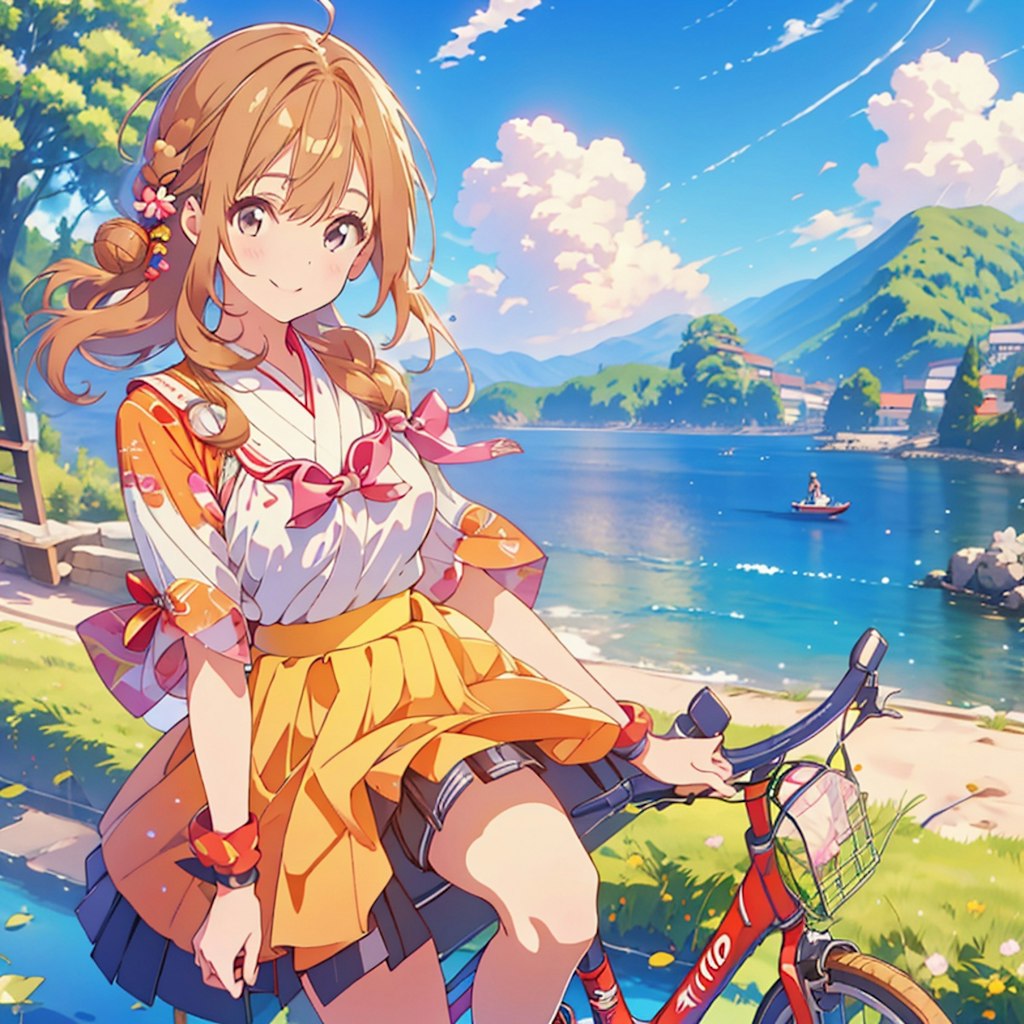 自転車少女