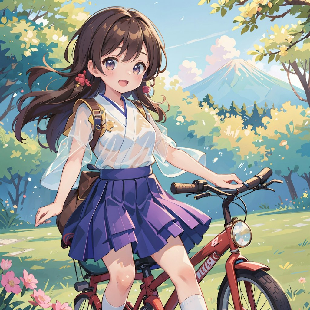 自転車少女