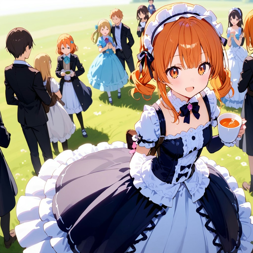 れもも おちゃかい  いっしょにするー！