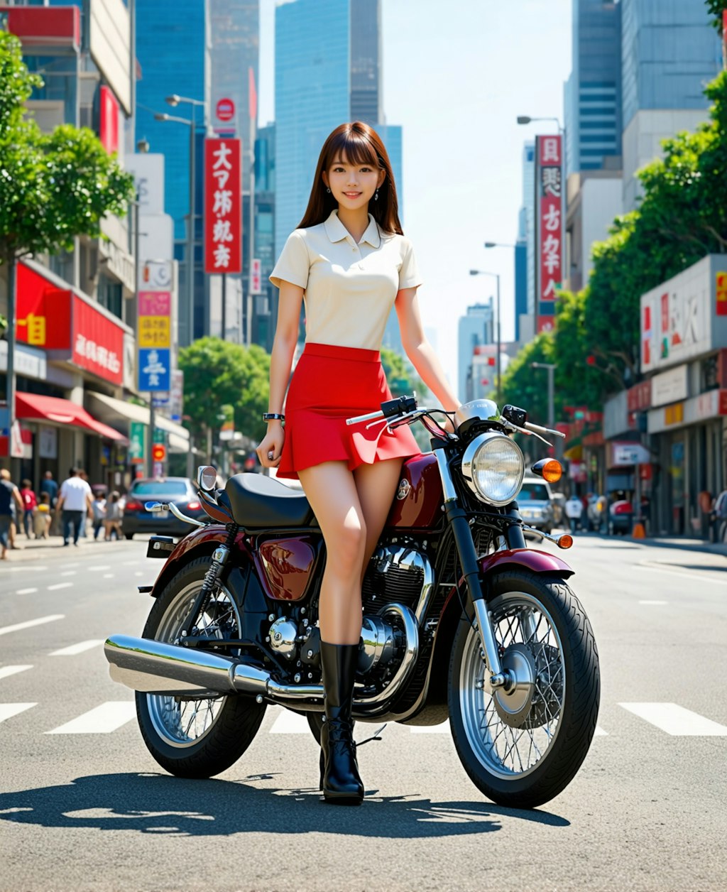 バイク女子