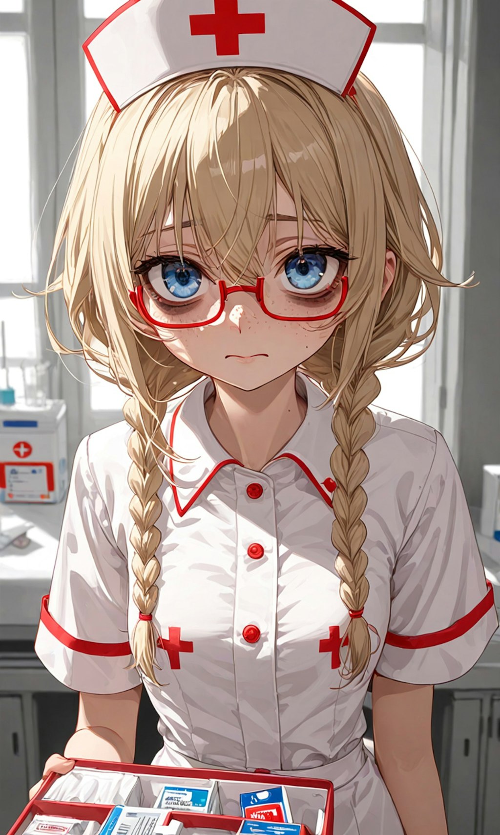 わからないから…お薬全部持ってきたから…
