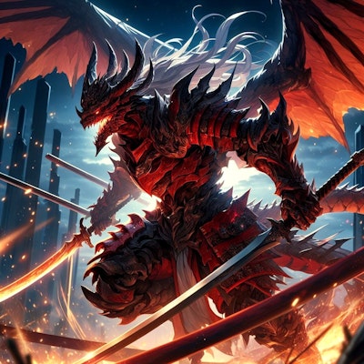 原点：双刀の竜武者 -Dual Sword Red Dragon-