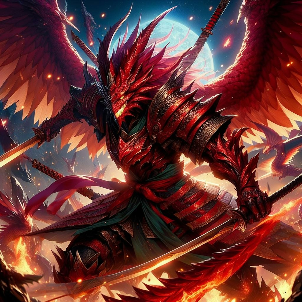 原点：双刀の竜武者 -Dual Sword Red Dragon-