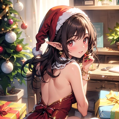 topaz santa elf girl