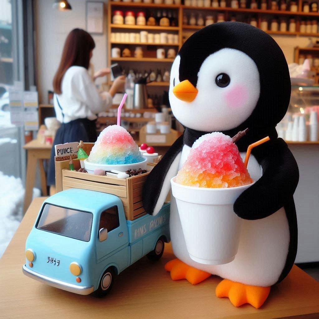 かき氷　テイクアウトやってます！