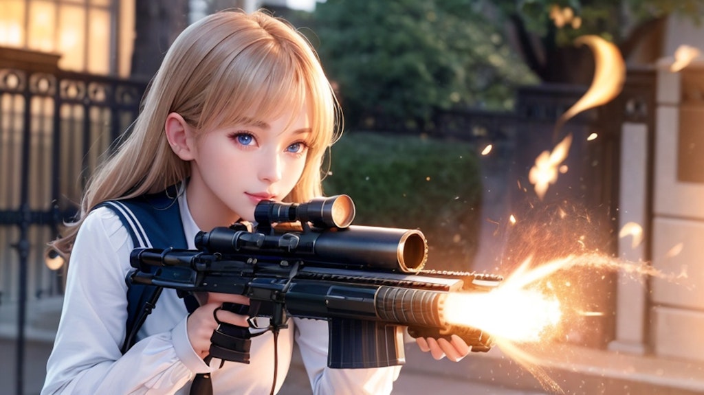 セーラー服と機関銃？