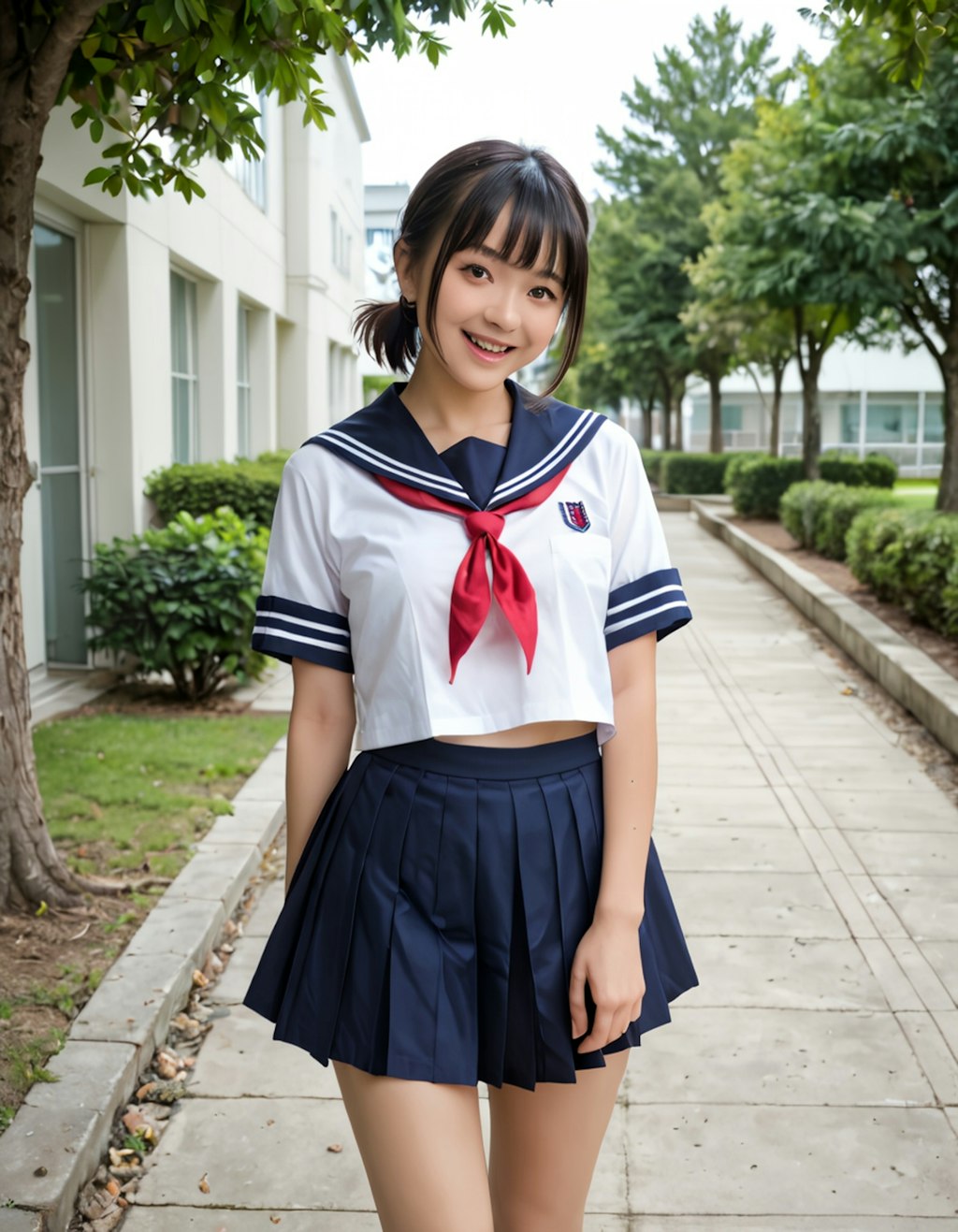 セーラー服美少女との帰り道