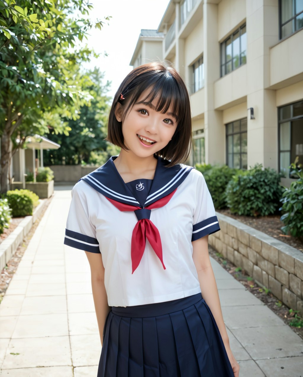 セーラー服美少女との帰り道
