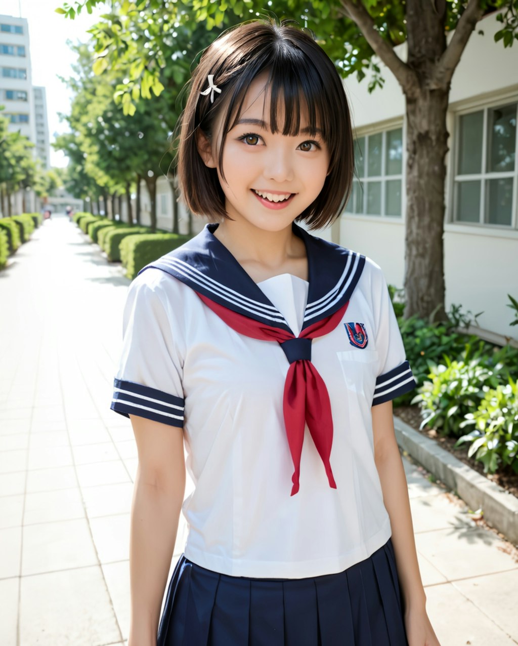 セーラー服美少女との帰り道