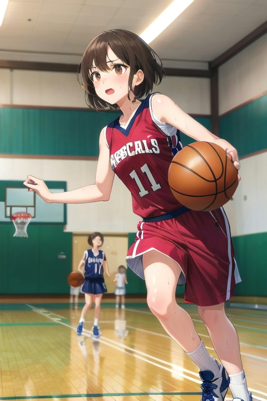 女子バスケ部🏀