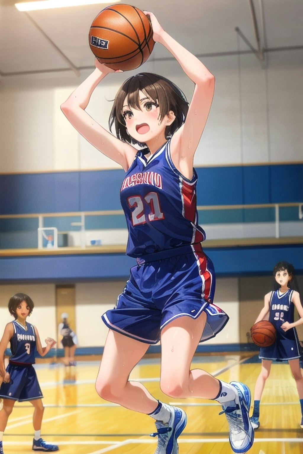 女子バスケ部🏀