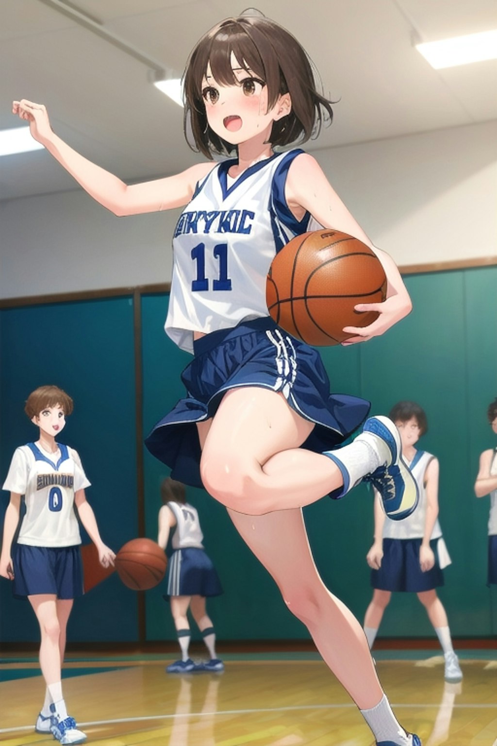 女子バスケ部🏀