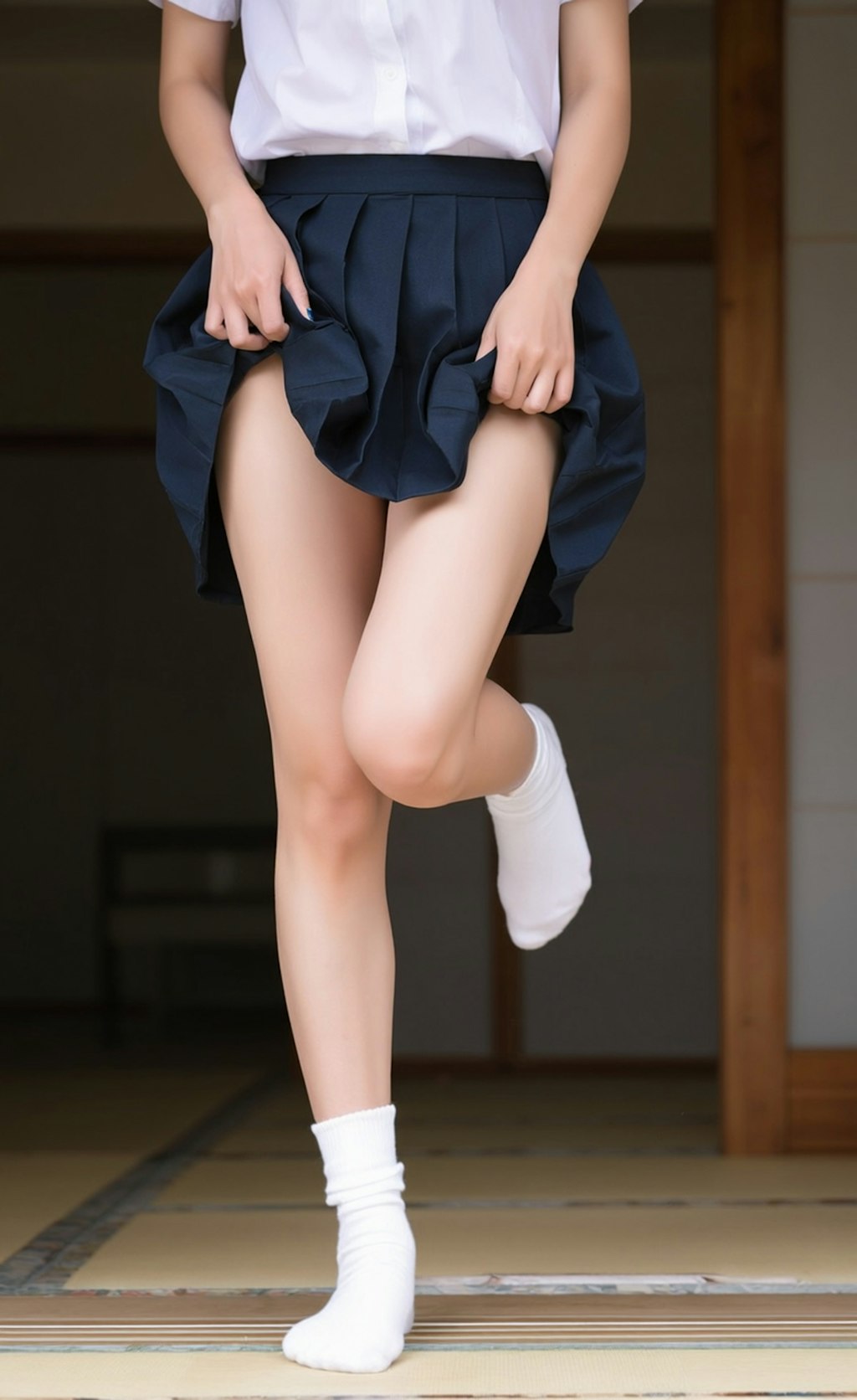 向こう、むいて
