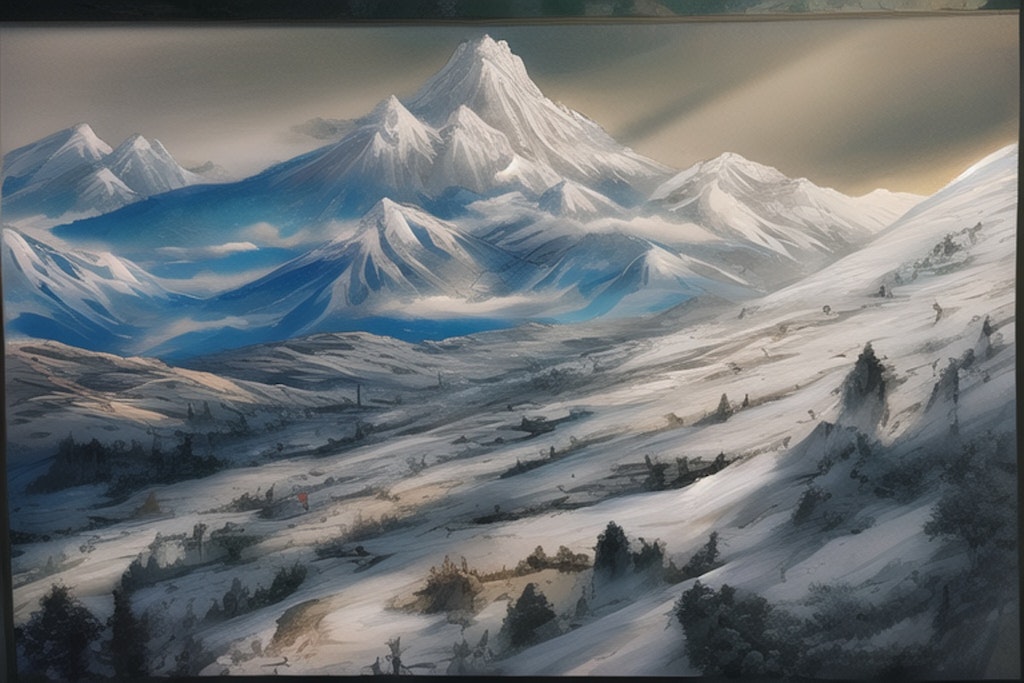 雪山の景色（元素法典第二巻）