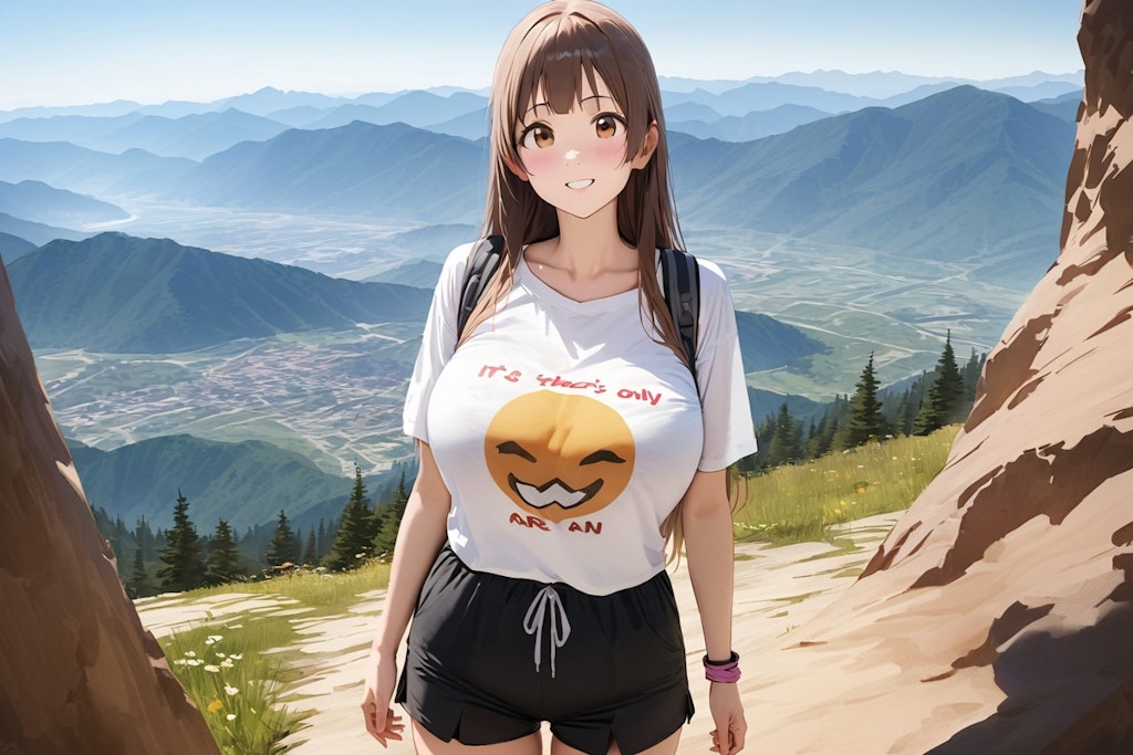 登山と山ガールと