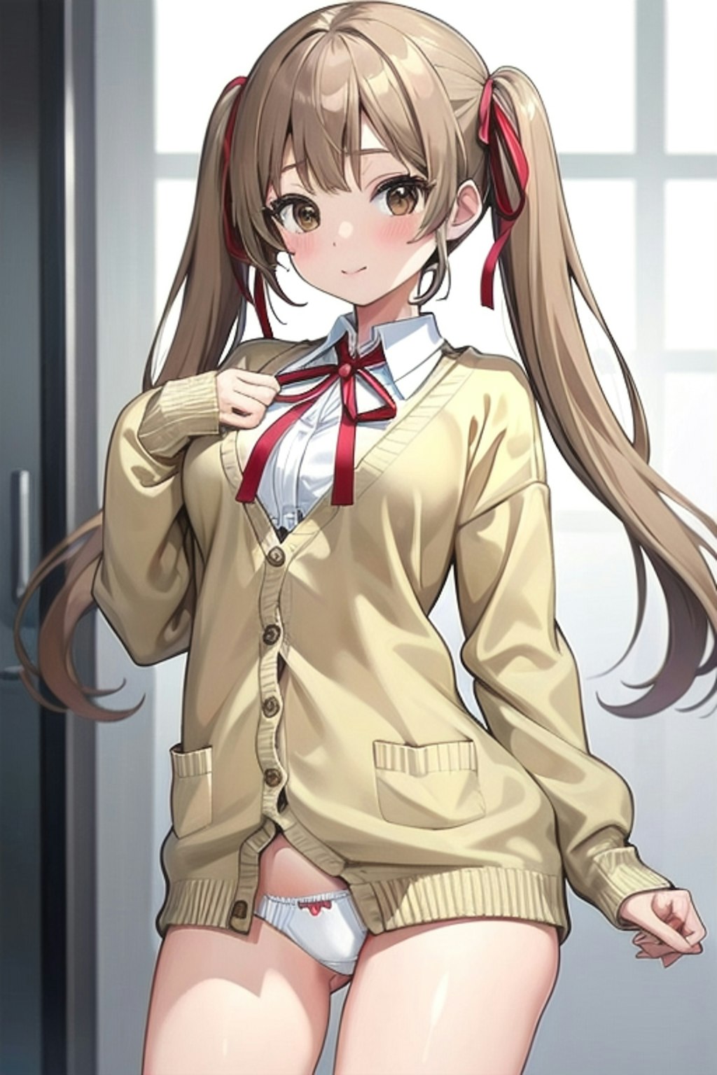 School twintails girl