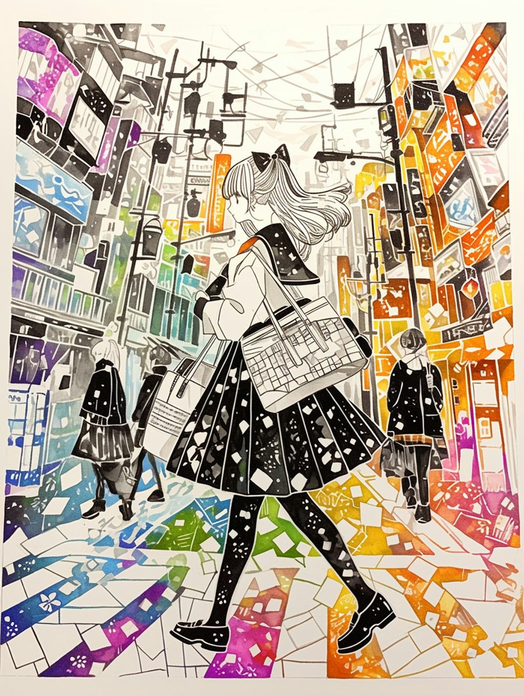 カラフルな街