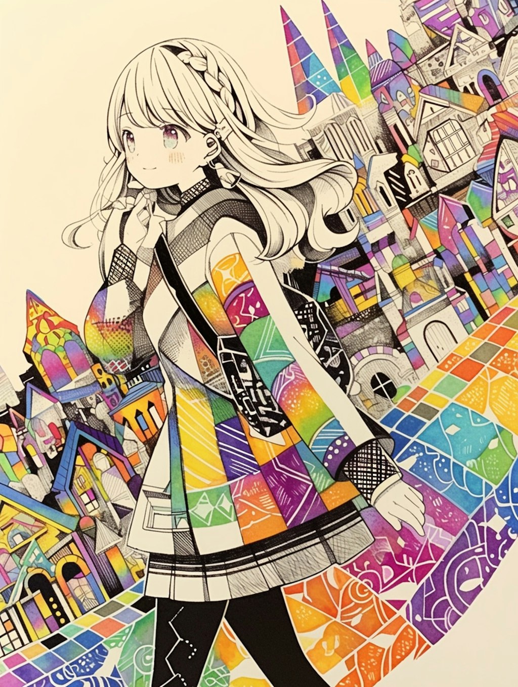 カラフルな街