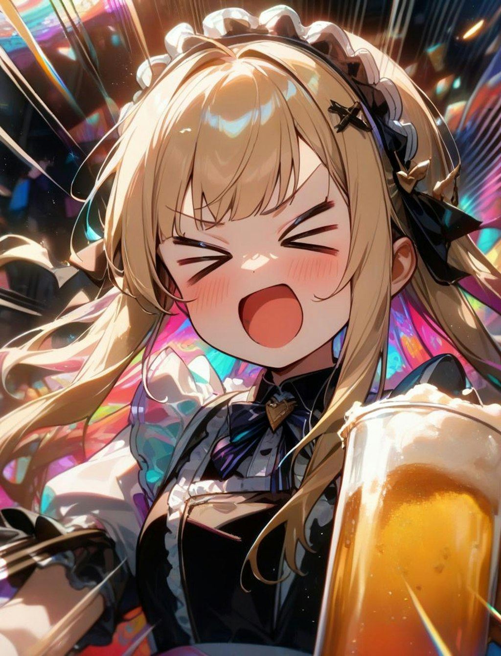 キンキンに冷えてやがるおビールでやらかしちゃった系メイドちゃん🍺🍺