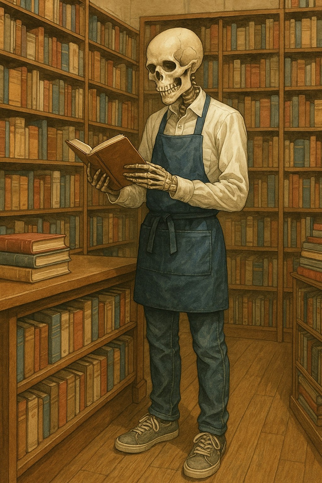 「ガイコツ書店員本田さん」より本田さん