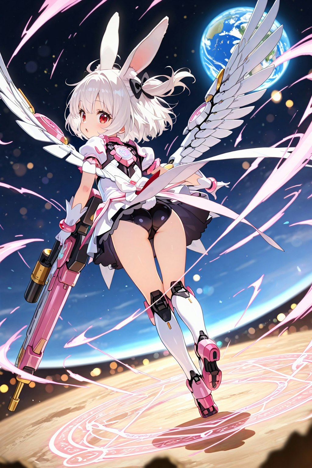 月世界のウサ耳魔砲少女