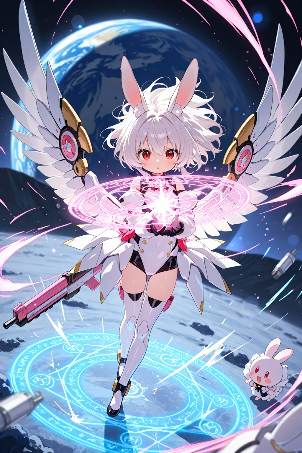 月世界のウサ耳魔砲少女