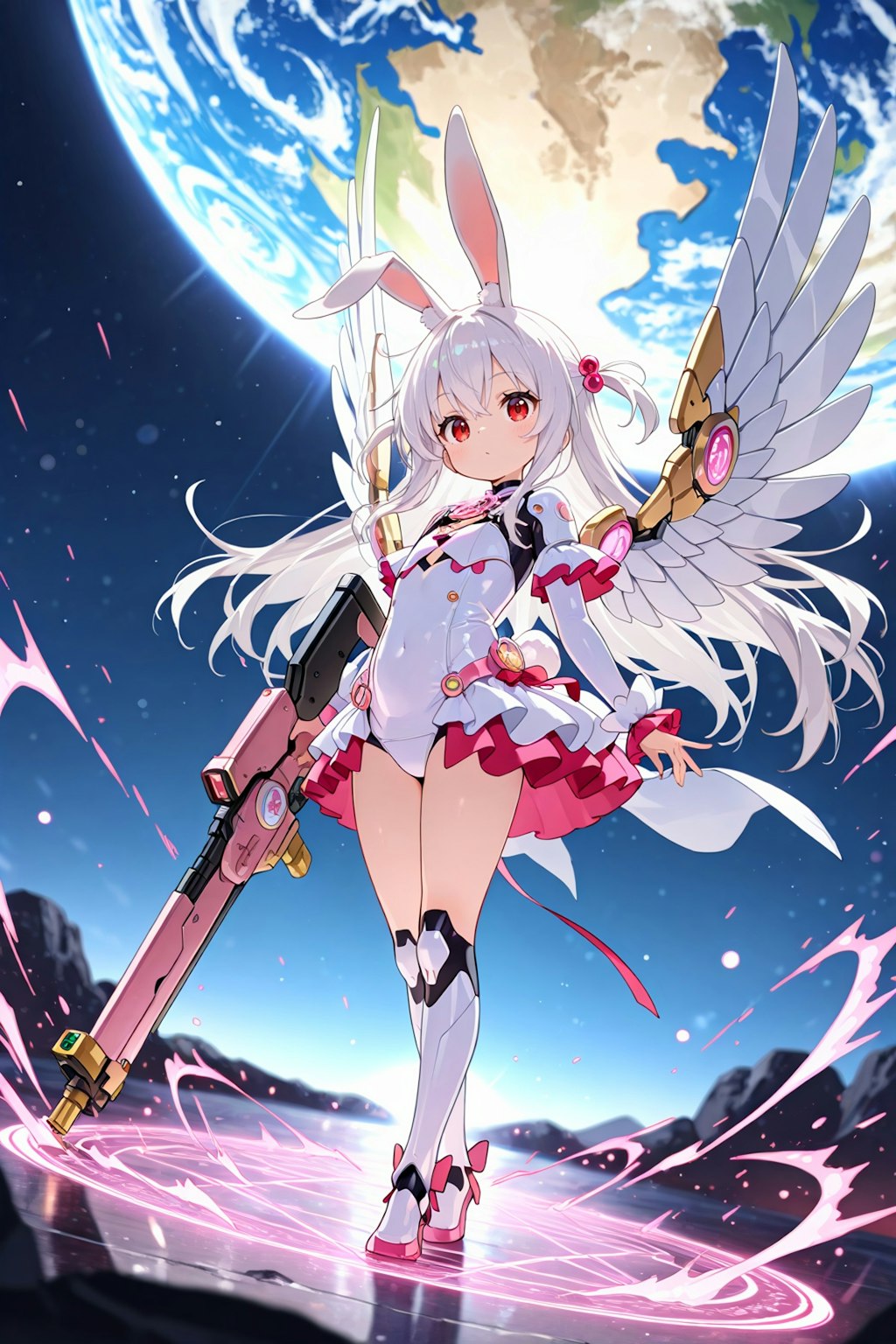 月世界のウサ耳魔砲少女