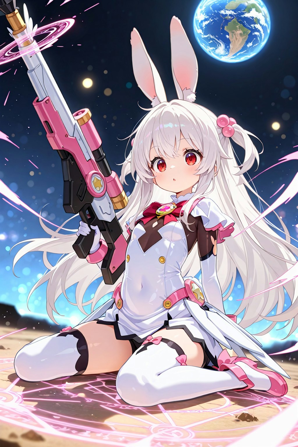 月世界のウサ耳魔砲少女