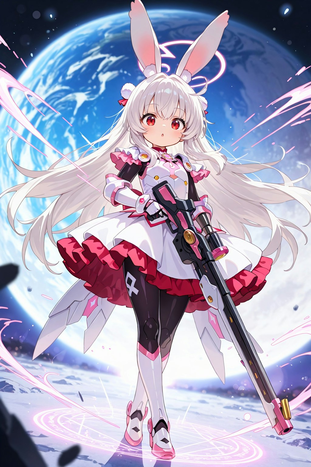 月世界のウサ耳魔砲少女