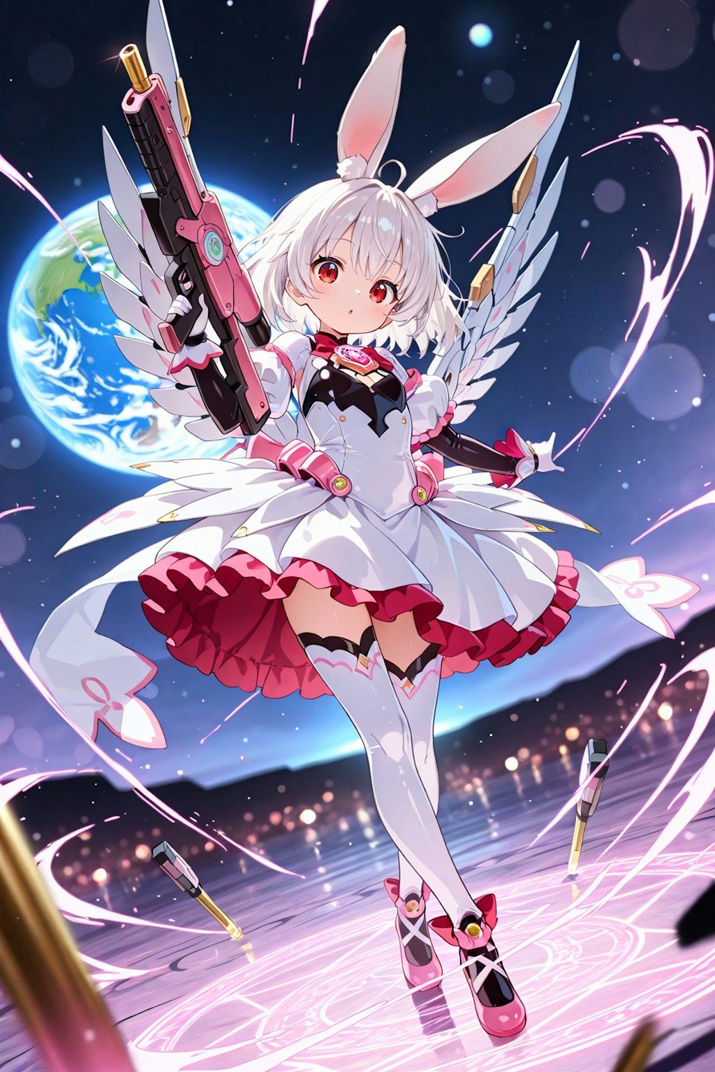 月世界のウサ耳魔砲少女