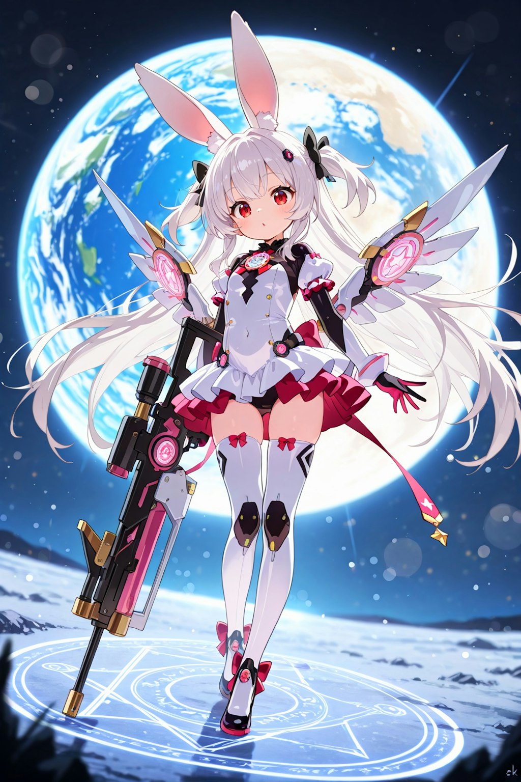 月世界のウサ耳魔砲少女