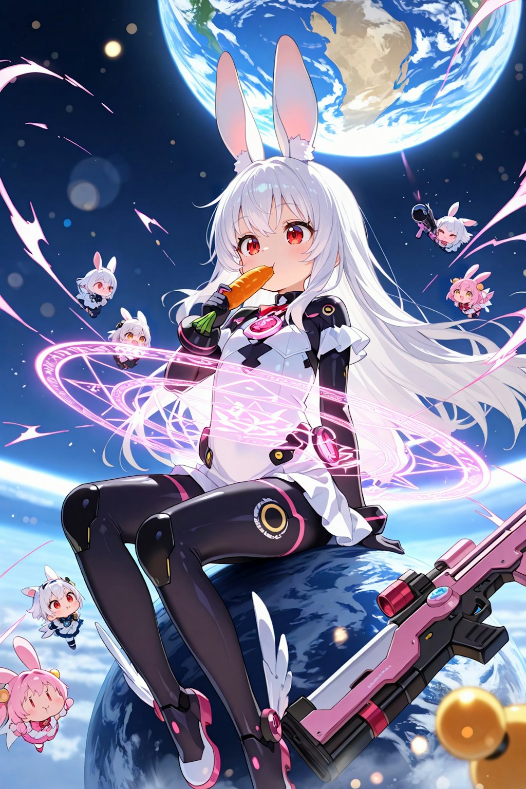 月世界のウサ耳魔砲少女