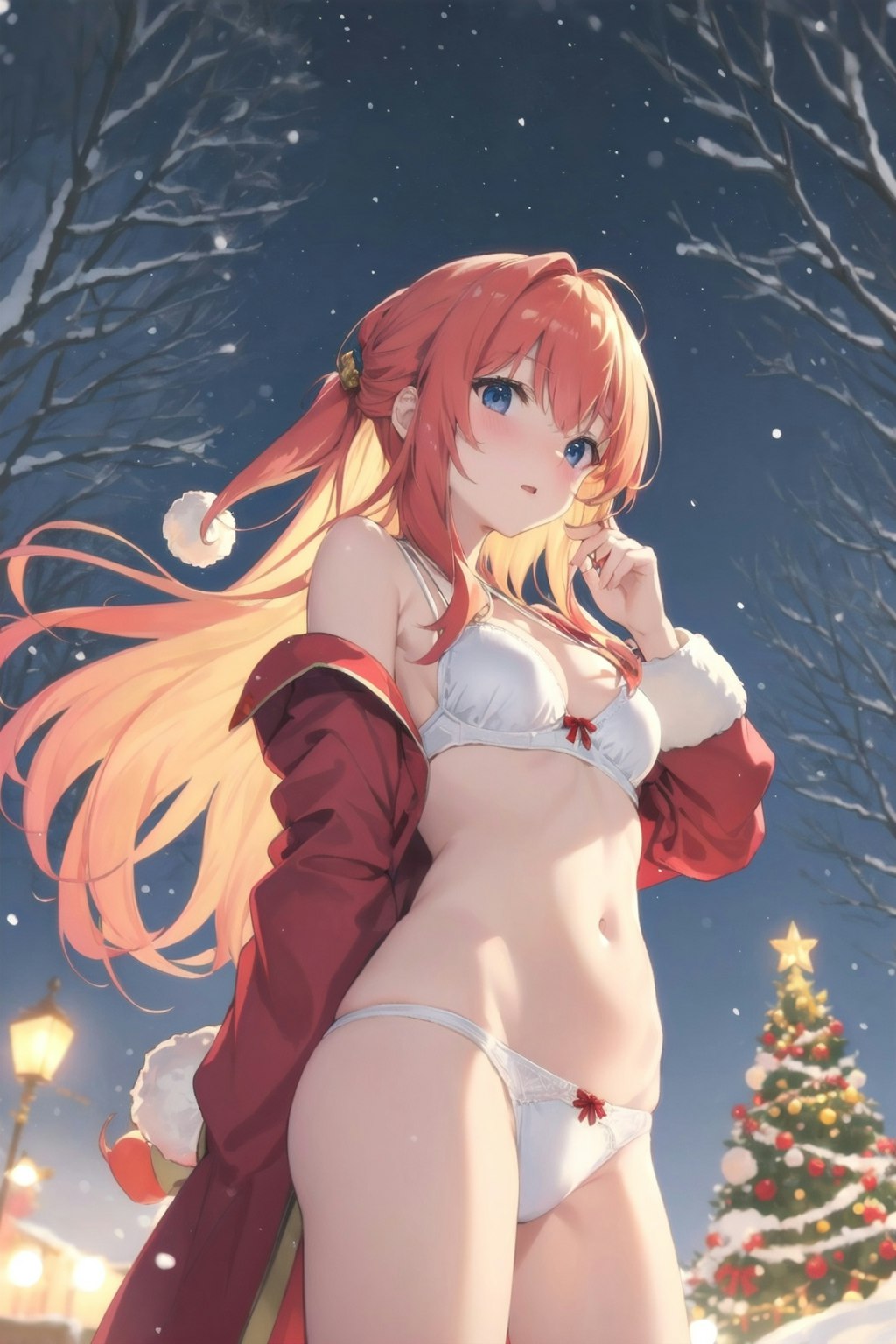 クリスマスの夜に彼女が脱いでくれた