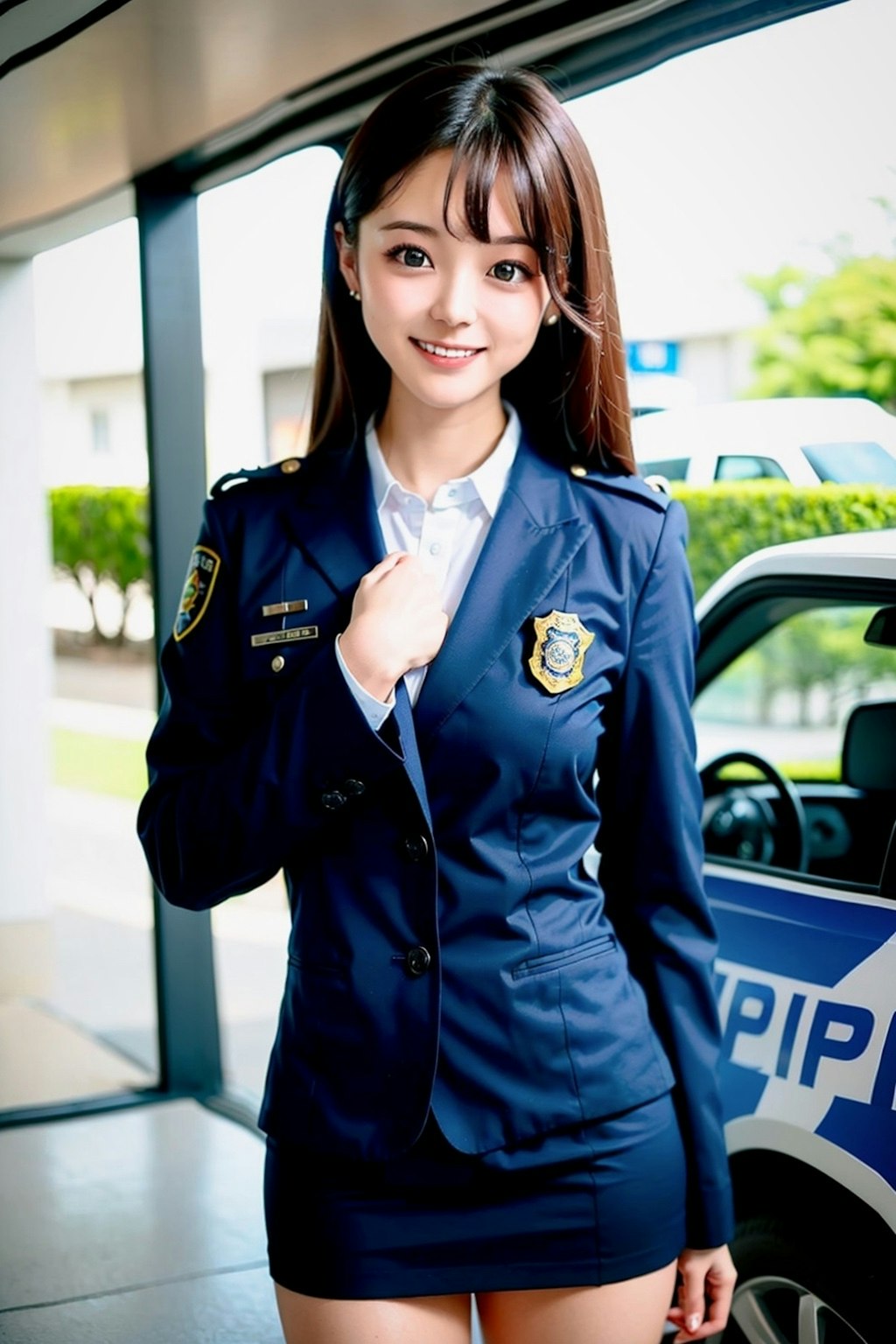 ミニスカ婦警さん