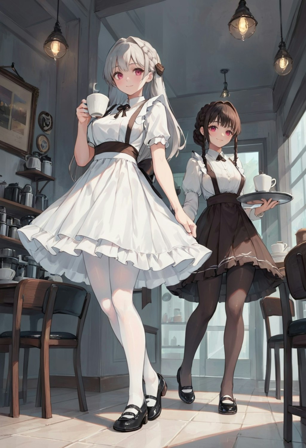 cafe maid S2_2 開店前のシーン