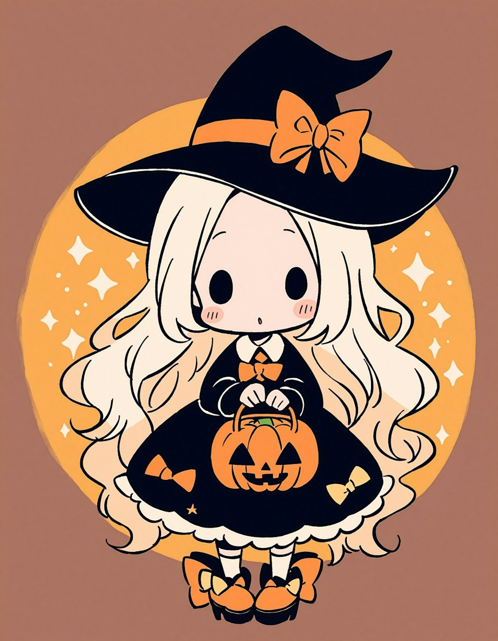 子供向けイラスト風ハロウィン