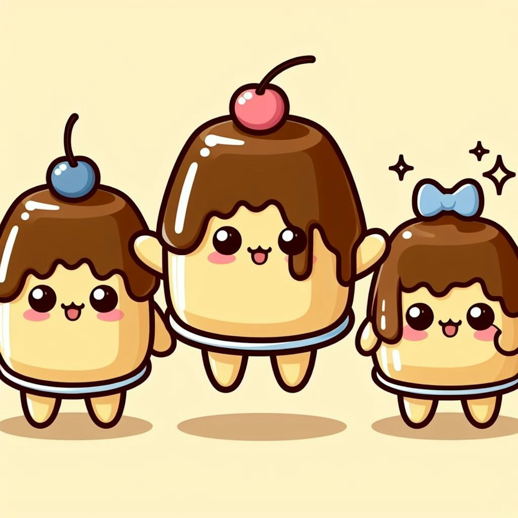 プリン３兄弟