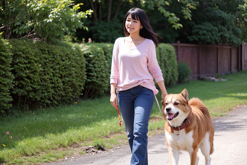 犬の散歩