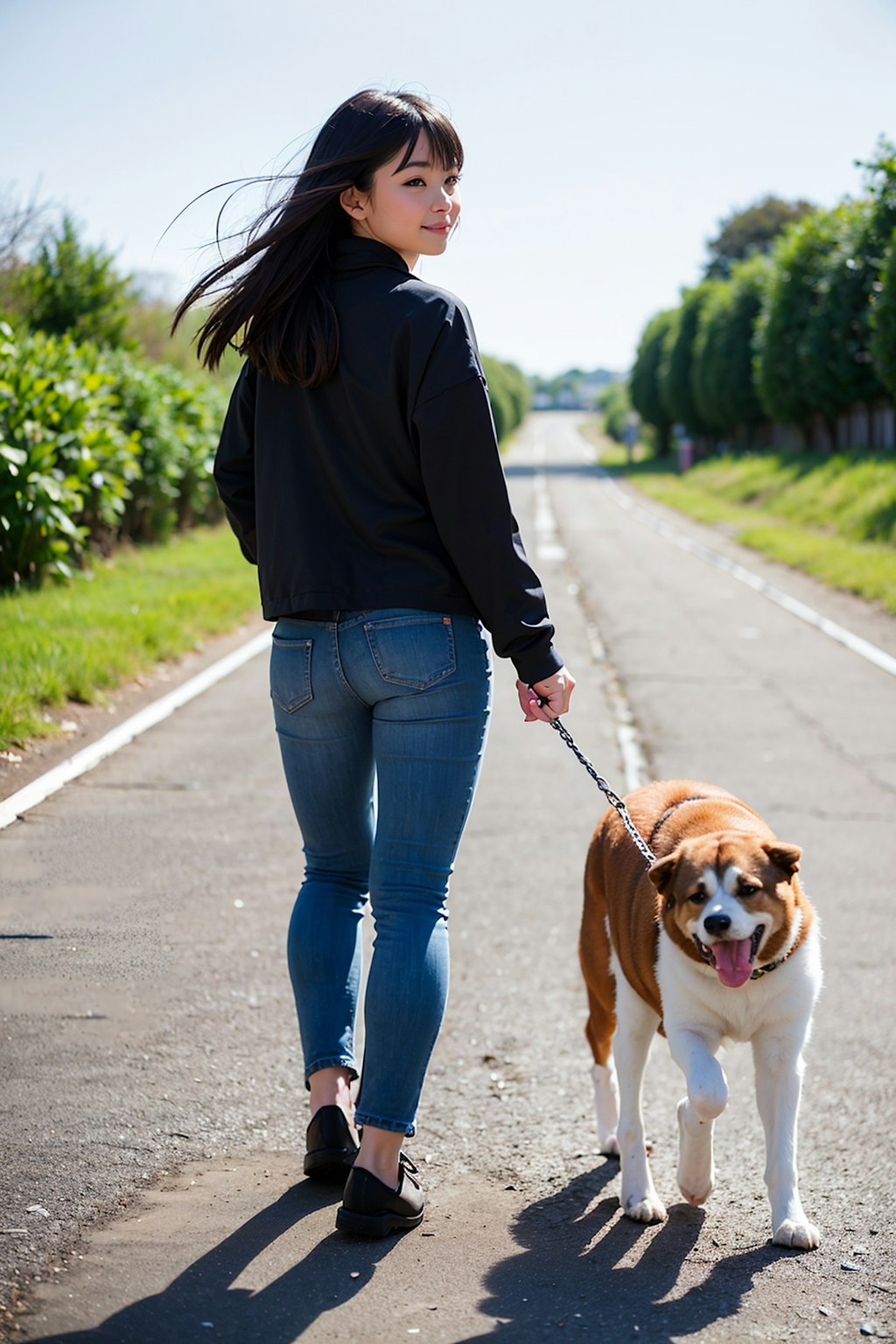 犬の散歩