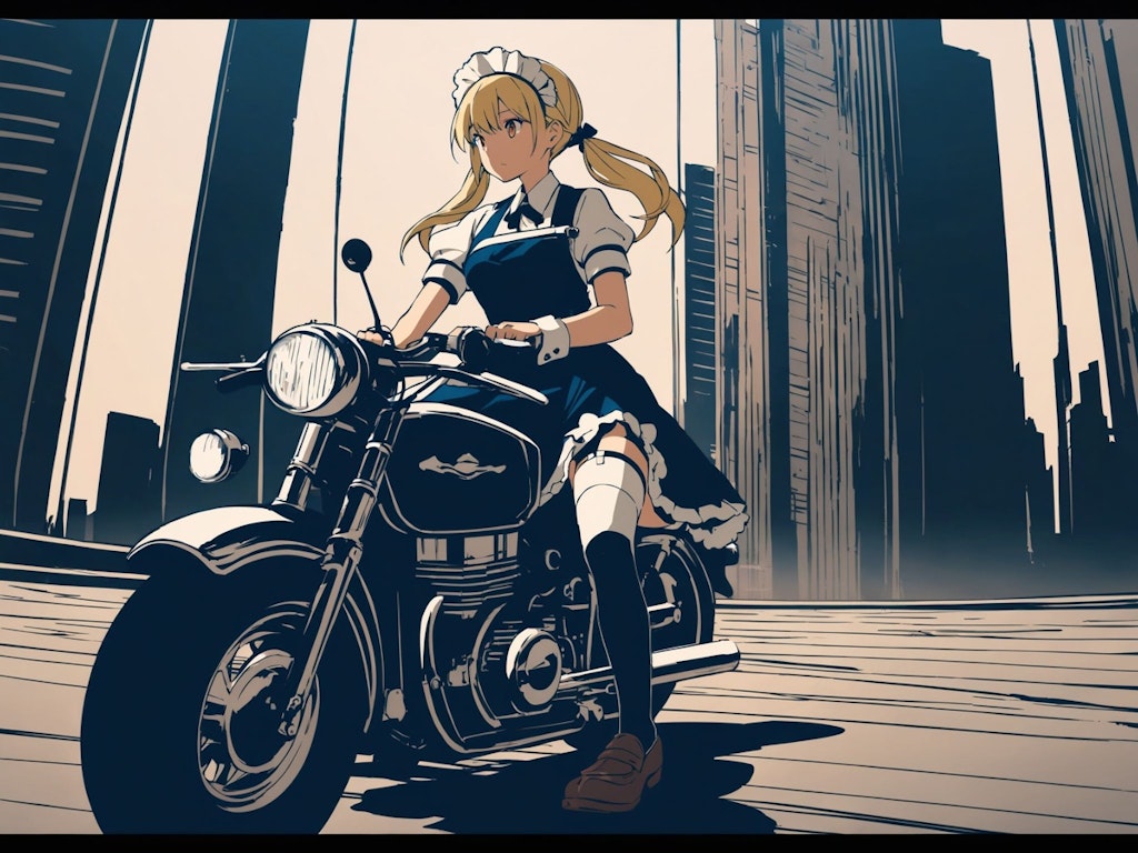 メイド服とモーターサイクル2024