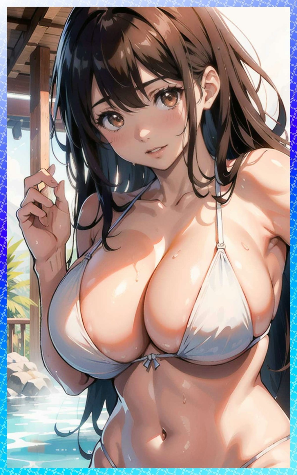 日焼け爆乳・巨乳エロ水着とかいろいろ　Tanned huge breasts, big breasts, erotic swimsuits, etc.