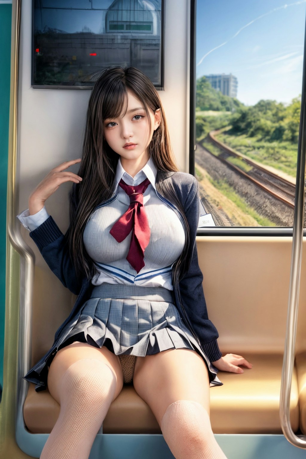 電車のなかで