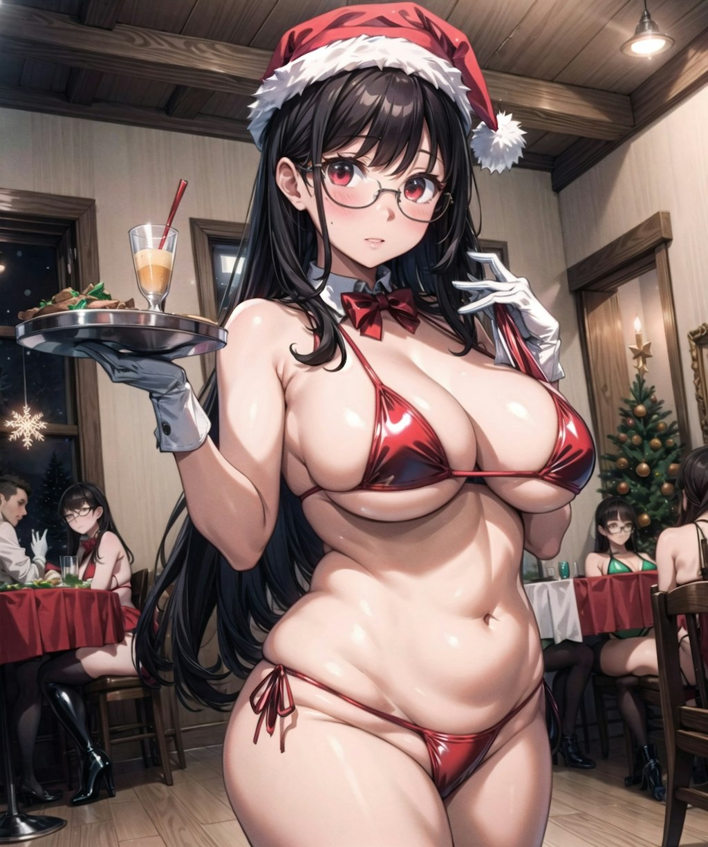 クリスマスビキニ