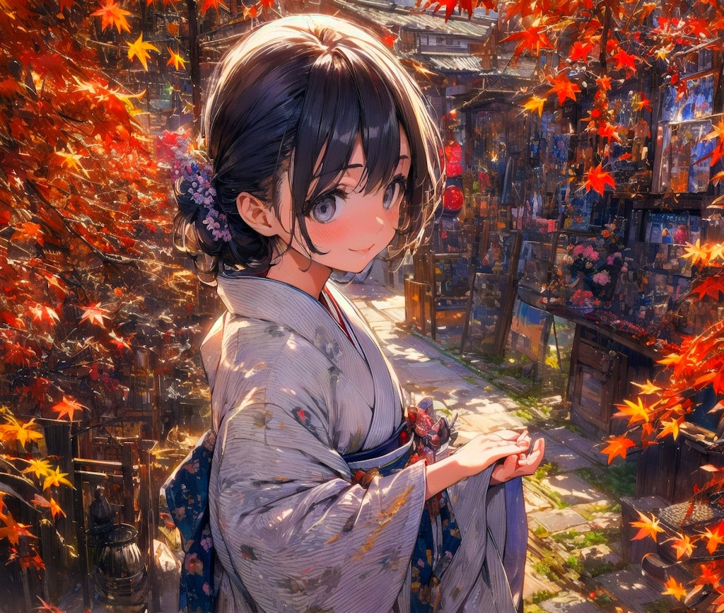 紅葉の小路