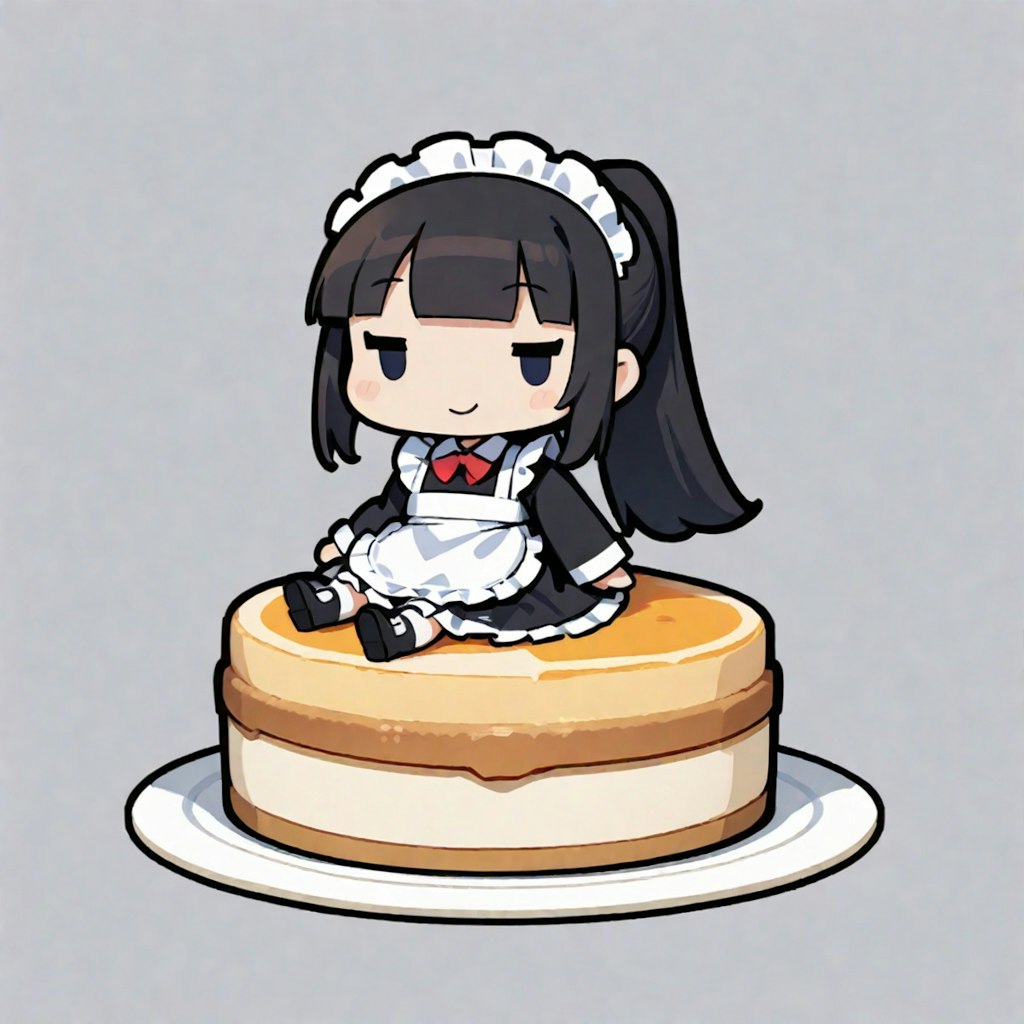 メイドちゃんオンザケーキ