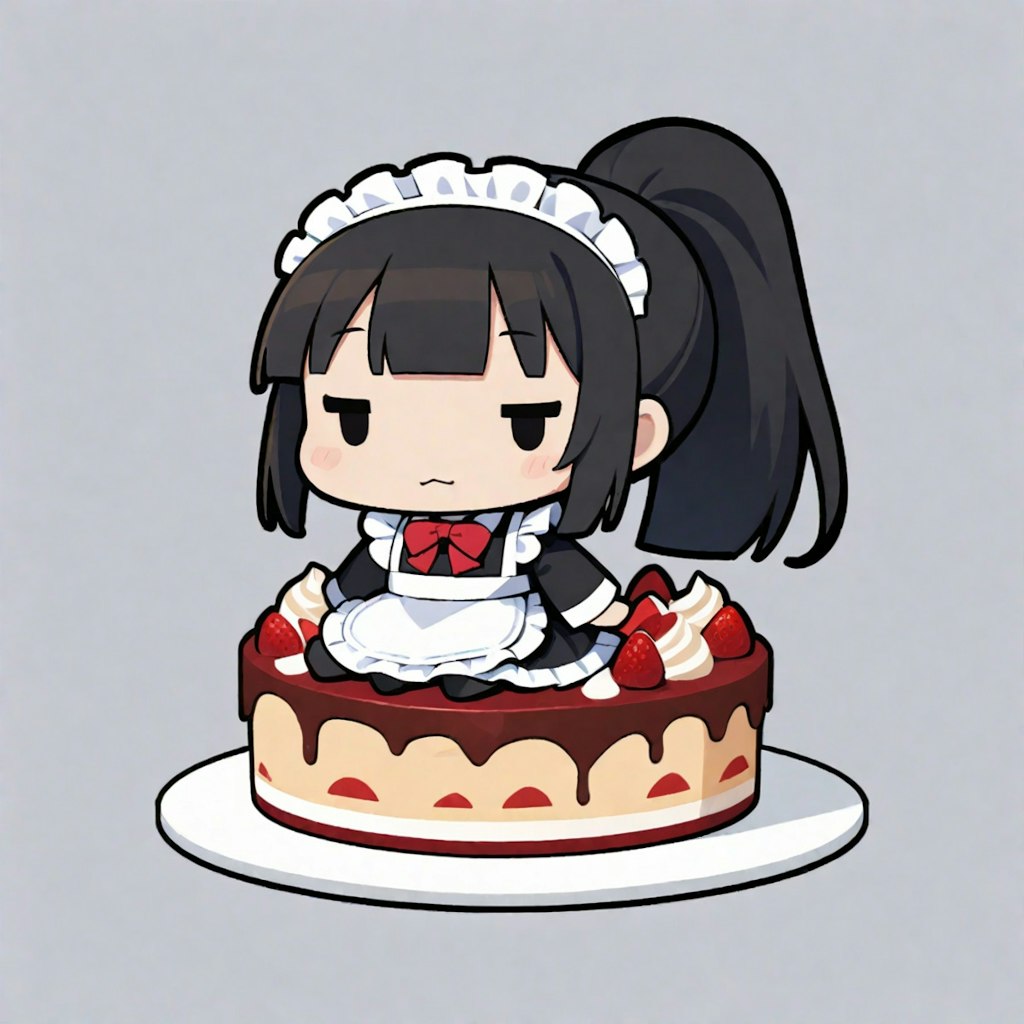 メイドちゃんオンザケーキ