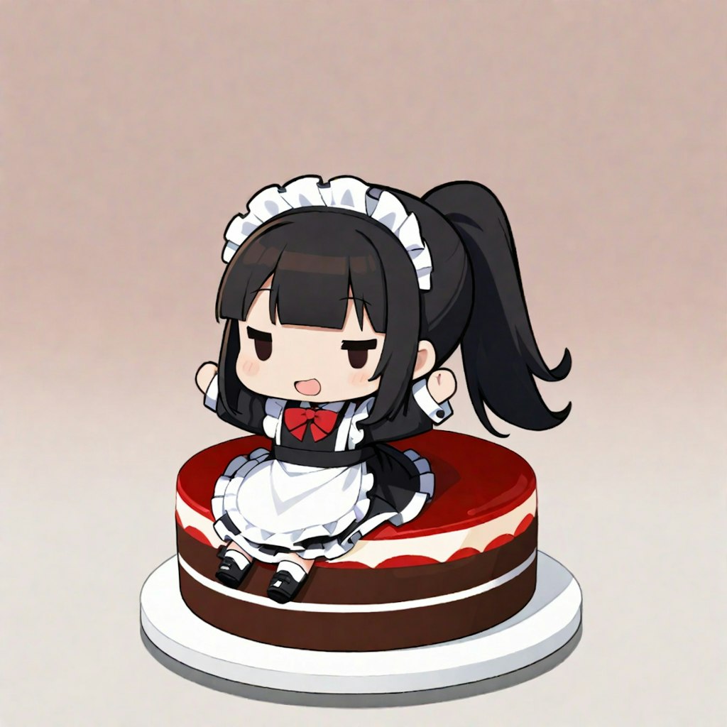 メイドちゃんオンザケーキ